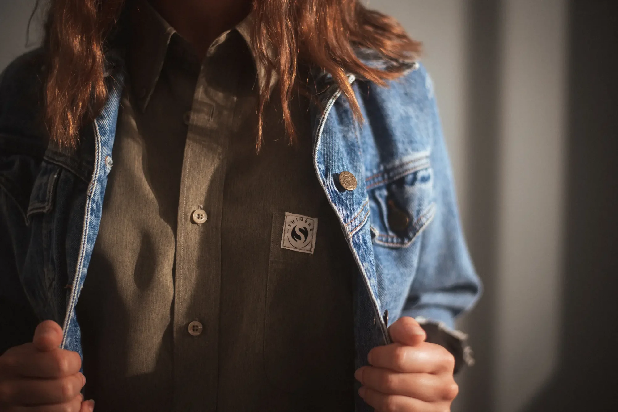 Veste stella - veste en jean upcyclée fait main